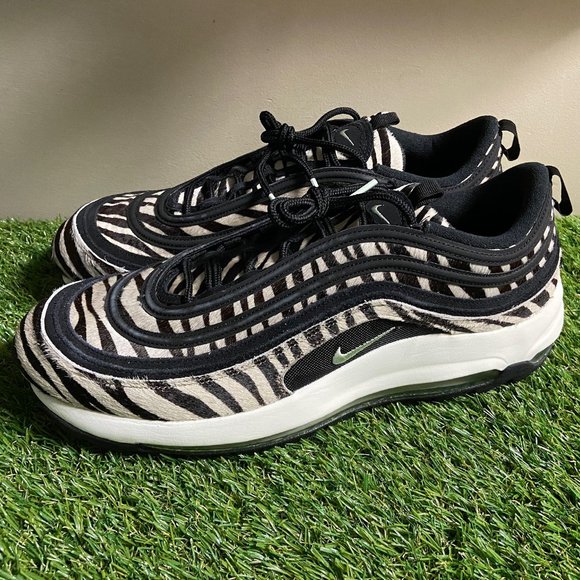 Nike Air Max 97 G NRG Golf Shoes Zebra Fur Black Sail DH1313